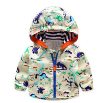 Load image into Gallery viewer, 80-120cm Cute Dinosaur Spring Children Coat Autumn Kids Jacket Boys Outerwear Coats Active Boy WindbreakerHigh Quality UNISEX Best Children Items In ValeriusCreate!