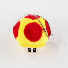 Load image into Gallery viewer, 6CM 1pcs Super Mario Bros Mushroom Keychain Plush pendants toy Japan Anime Mini Mario Bros Luigi Yoshi free shipping High Quality Best Children Items In ValeriusCreate!