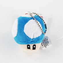Load image into Gallery viewer, 6CM 1pcs Super Mario Bros Mushroom Keychain Plush pendants toy Japan Anime Mini Mario Bros Luigi Yoshi free shipping High Quality Best Children Items In ValeriusCreate!