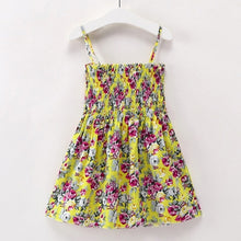 Load image into Gallery viewer, Summer Children Dress Kids Girls Sleeveless Flower Print Dress Soft Cotton Princess Dresses Girl Clothes Floral Backless Dress High Quality UNISEX Best Children Items In ValeriusCreate!