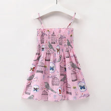 Load image into Gallery viewer, Summer Children Dress Kids Girls Sleeveless Flower Print Dress Soft Cotton Princess Dresses Girl Clothes Floral Backless Dress High Quality UNISEX Best Children Items In ValeriusCreate!