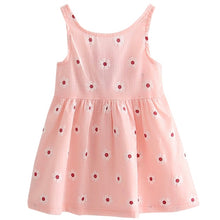 Load image into Gallery viewer, Summer Children Dress Kids Girls Sleeveless Flower Print Dress Soft Cotton Princess Dresses Girl Clothes Floral Backless Dress High Quality UNISEX Best Children Items In ValeriusCreate!