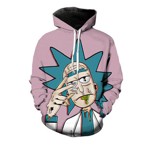HOT Cartoon Rick and Morty Hoodie Sweatshirt High Quality Best Unisex /RICK AND MORTY/Clothes Netflix ValeriusCreate