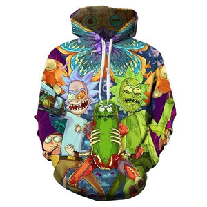 HOT Cartoon Rick and Morty Hoodie Sweatshirt High Quality Best Unisex /RICK AND MORTY/Clothes Netflix ValeriusCreate
