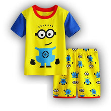 Load image into Gallery viewer, Kids Boys Girls Clothes Baby Pajamas Summer Short Sleeved Set Cartoon Spiderman Minnie Lackey Children Sleepwear