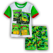 Load image into Gallery viewer, Kids Boys Girls Clothes Baby Pajamas Summer Short Sleeved Set Cartoon Spiderman Minnie Lackey Children Sleepwear