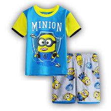 Load image into Gallery viewer, Kids Boys Girls Clothes Baby Pajamas Summer Short Sleeved Set Cartoon Spiderman Minnie Lackey Children Sleepwear