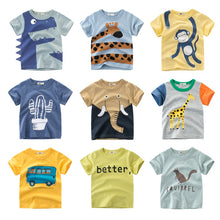 Load image into Gallery viewer, Cartoon Print Baby Boys Dinosaur T Shirt For Summer Infant Kids Boys Girls Lion T-Shirts Clothes Cotton Toddler High Quality UNISEX Best Children Items In ValeriusCreate!