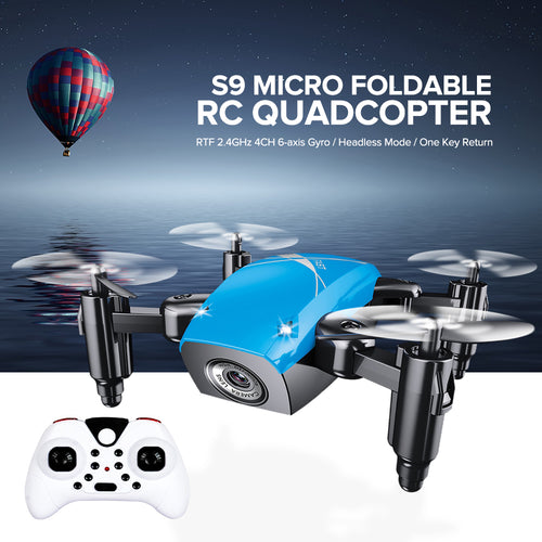 S9 S9W S9HW Foldable RC Mini Drone Pocket Drone Micro Drone RC Helicopter With HD Camera Altitude Hold Wifi FPV FSWB Pocket Drone Children