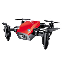 Load image into Gallery viewer, S9 S9W S9HW Foldable RC Mini Drone Pocket Drone Micro Drone RC Helicopter With HD Camera Altitude Hold Wifi FPV FSWB Pocket Drone Children