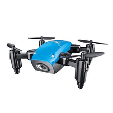 Load image into Gallery viewer, S9 S9W S9HW Foldable RC Mini Drone Pocket Drone Micro Drone RC Helicopter With HD Camera Altitude Hold Wifi FPV FSWB Pocket Drone Children