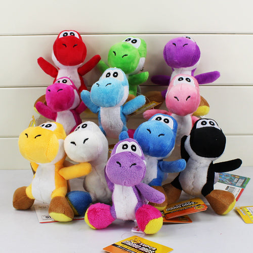 10cm Super Mario Bros Yoshi Stuffed Plush Toys With Keychain Pendant for Children High Quality Best Children Items In ValeriusCreate!