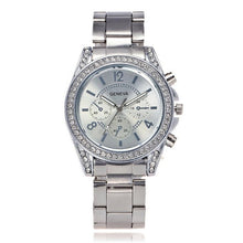 Load image into Gallery viewer, Rhinestone Watch Stainless Quartz Fashion  Best High Quality Unisex Watch ValeriusCreate