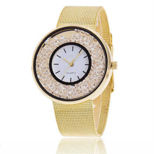 Load image into Gallery viewer, Round Wristwatch Stainless Analog Women Fashion Quartz Steel Rhinestone Fashion  Best High Quality Unisex Watch ValeriusCreate
