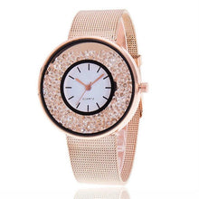 Load image into Gallery viewer, Round Wristwatch Stainless Analog Women Fashion Quartz Steel Rhinestone Fashion  Best High Quality Unisex Watch ValeriusCreate