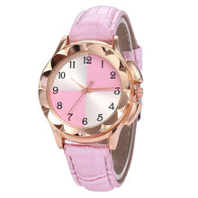 Load image into Gallery viewer, 4 and 6 Dial cm Pointer Fashion Color Lady to Gift Round 1 Causal Tick Watch inch Splicing Easy Digital read Watch Women