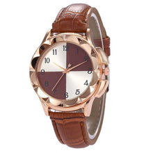 Load image into Gallery viewer, 4 and 6 Dial cm Pointer Fashion Color Lady to Gift Round 1 Causal Tick Watch inch Splicing Easy Digital read Watch Women