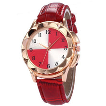 Load image into Gallery viewer, 4 and 6 Dial cm Pointer Fashion Color Lady to Gift Round 1 Causal Tick Watch inch Splicing Easy Digital read Watch Women