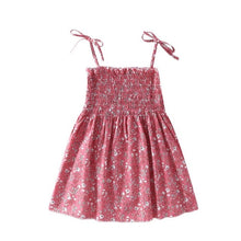 Load image into Gallery viewer, Summer Children Dress Kids Girls Sleeveless Flower Print Dress Soft Cotton Princess Dresses Girl Clothes Floral Backless Dress High Quality UNISEX Best Children Items In ValeriusCreate!