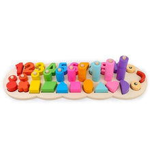 Load image into Gallery viewer, Children Wooden Montessori Materials Learning Toys Numbers Matching Digital Shape Match Early Education Teaching Math Toys High Quality Best Children Items In ValeriusCreate!