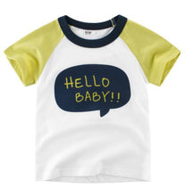 Load image into Gallery viewer, OLN Summer Kids Boys T Shirt Crown Print Short Sleeve Baby Girls T-shirts Cotton Children's T-shirt O-neck Tee Tops Boy Clothes
