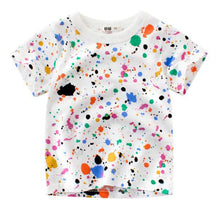 Load image into Gallery viewer, OLN Summer Kids Boys T Shirt Crown Print Short Sleeve Baby Girls T-shirts Cotton Children's T-shirt O-neck Tee Tops Boy Clothes