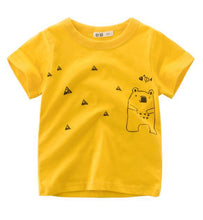 Load image into Gallery viewer, OLN Summer Kids Boys T Shirt Crown Print Short Sleeve Baby Girls T-shirts Cotton Children's T-shirt O-neck Tee Tops Boy Clothes