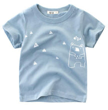 Load image into Gallery viewer, OLN Summer Kids Boys T Shirt Crown Print Short Sleeve Baby Girls T-shirts Cotton Children's T-shirt O-neck Tee Tops Boy Clothes