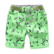 Load image into Gallery viewer, Cartoon Printed Horse Summer Boys Shorts Breathable Linen 100% Cotton Children Shorts For Girls 2-7 Years Kids Clothes