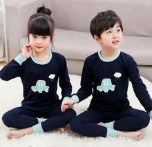 Load image into Gallery viewer, Kids Boys Sleepwear baby girl spring cotton sets Children Homewear Pajamas for Boy Pyjamas Kids Nightwear 2-13Y teenage clothes