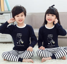 Load image into Gallery viewer, Kids Boys Sleepwear baby girl spring cotton sets Children Homewear Pajamas for Boy Pyjamas Kids Nightwear 2-13Y teenage clothes