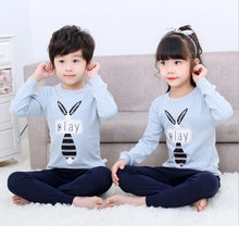 Load image into Gallery viewer, Kids Boys Sleepwear baby girl spring cotton sets Children Homewear Pajamas for Boy Pyjamas Kids Nightwear 2-13Y teenage clothes