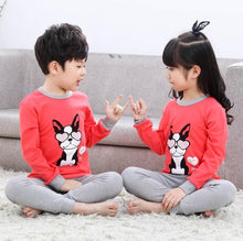 Load image into Gallery viewer, Kids Boys Sleepwear baby girl spring cotton sets Children Homewear Pajamas for Boy Pyjamas Kids Nightwear 2-13Y teenage clothes