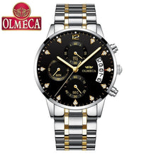 Load image into Gallery viewer, Men Business Casual Alloy Quartz Waterpoof Round Bracelet Clasp Multifunction Fashion  Best High Quality Unisex Watch ValeriusCreate