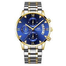 Load image into Gallery viewer, Men Business Casual Alloy Quartz Waterpoof Round Bracelet Clasp Multifunction Fashion  Best High Quality Unisex Watch ValeriusCreate