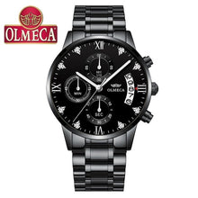 Load image into Gallery viewer, Men Business Casual Alloy Quartz Waterpoof Round Bracelet Clasp Multifunction Fashion  Best High Quality Unisex Watch ValeriusCreate