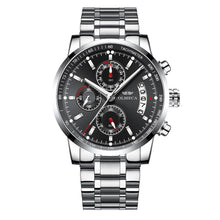 Load image into Gallery viewer, Men Business Casual Alloy Quartz Waterpoof 30 Meters Stainless Steel Bracelet Clasp Watch Round Fashion  Best High Quality Unisex Watch ValeriusCreate