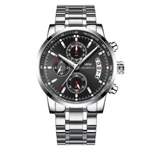 Load image into Gallery viewer, Men Business Casual Alloy Quartz Waterpoof 30 Meters Stainless Steel Bracelet Clasp Watch Round Fashion  Best High Quality Unisex Watch ValeriusCreate