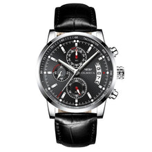 Load image into Gallery viewer, Men Business Casual Alloy Quartz Waterpoof 30 Meters Stainless Steel Bracelet Clasp Watch Round Fashion  Best High Quality Unisex Watch ValeriusCreate