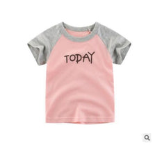 Load image into Gallery viewer, OLN Summer Kids Boys T Shirt Crown Print Short Sleeve Baby Girls T-shirts Cotton Children's T-shirt O-neck Tee Tops Boy Clothes