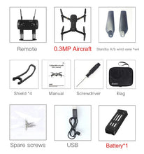 Load image into Gallery viewer, Eachine E58 WIFI FPV With Wide Angle HD Camera High Hold Mode Foldable Arm RC Quadcopter Drone RTF VS VISUO XS809HW JJRC H37 Children + All Ages