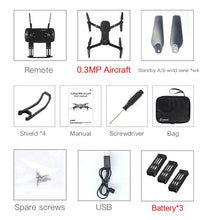 Load image into Gallery viewer, Eachine E58 WIFI FPV With Wide Angle HD Camera High Hold Mode Foldable Arm RC Quadcopter Drone RTF VS VISUO XS809HW JJRC H37 Children + All Ages