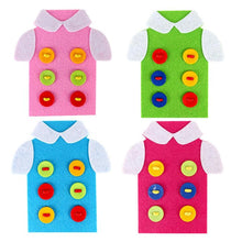 Load image into Gallery viewer, Children DIY Handmade Clothes Toy Creative Kids Threading Sewing Buttons Assembly Cartoon Puzzles Child Learning Educational Toy