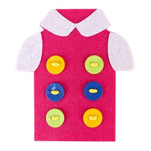 Load image into Gallery viewer, Children DIY Handmade Clothes Toy Creative Kids Threading Sewing Buttons Assembly Cartoon Puzzles Child Learning Educational Toy