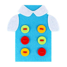 Load image into Gallery viewer, Children DIY Handmade Clothes Toy Creative Kids Threading Sewing Buttons Assembly Cartoon Puzzles Child Learning Educational Toy