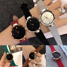 Load image into Gallery viewer, Analog Synthetic Leather Watchband Round 0.7cm/0.3inch Quartz Casual Wristwatch 3.5cm/1.4inch Fashion  Best High Quality Unisex Watch ValeriusCreate