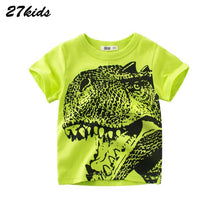 Load image into Gallery viewer, 27kids Summer Dinosaur Children Boy Girl Shirts Cotton Baby Kids Clothing for Baby Shirts Summer 2019 Tops Tee Clothes