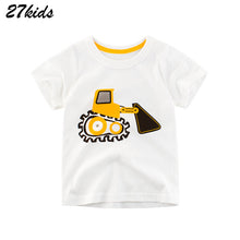 Load image into Gallery viewer, 27kids Summer Dinosaur Children Boy Girl Shirts Cotton Baby Kids Clothing for Baby Shirts Summer 2019 Tops Tee Clothes