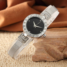 Load image into Gallery viewer, Women Fashion Round Rhinestone Analog Quartz Watch Buckle Fashion  Best High Quality Unisex Watch ValeriusCreate