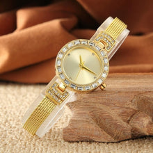 Load image into Gallery viewer, Women Fashion Round Rhinestone Analog Quartz Watch Buckle Fashion  Best High Quality Unisex Watch ValeriusCreate